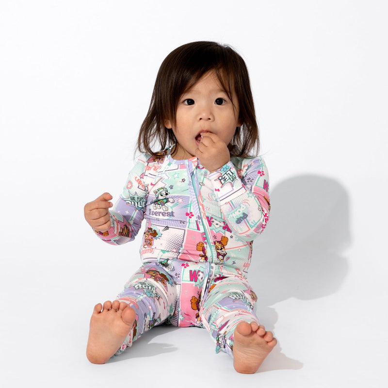 PAW Patrol: Comic Girl Pups Bamboo Convertible Footie