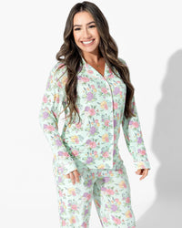 Petals & Posies Bamboo Women's Pyjama Set