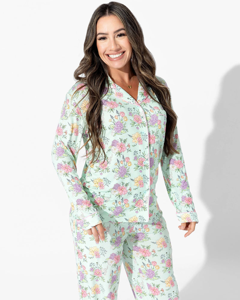 Petals & Posies Bamboo Women's Pyjama Set