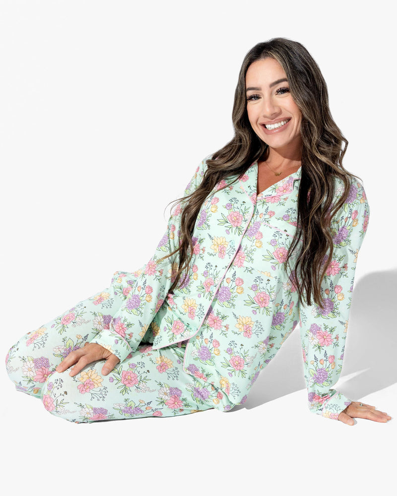 Petals & Posies Bamboo Women's Pyjama Set