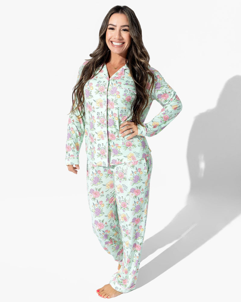 Petals & Posies Bamboo Women's Pyjama Set