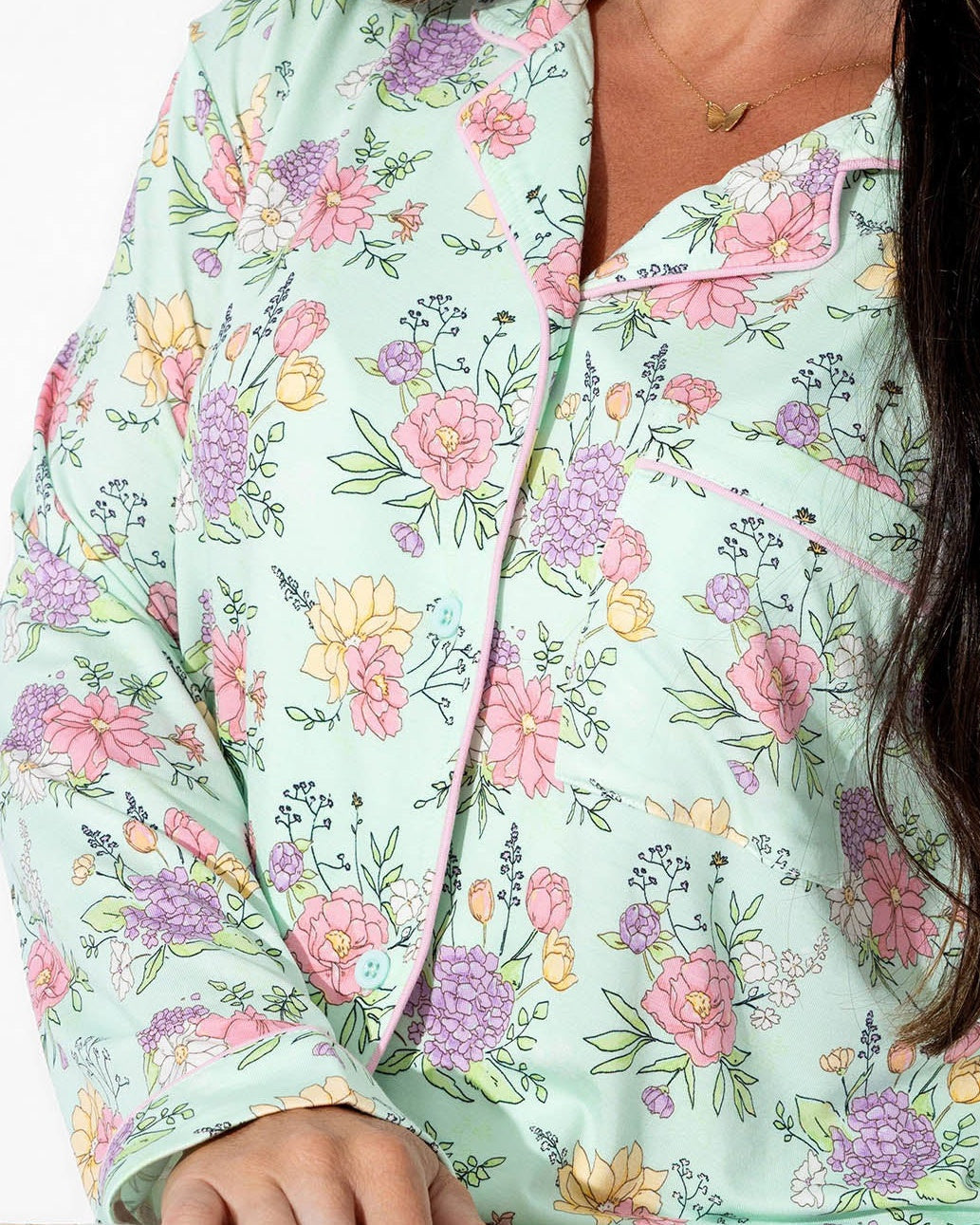 Petals & Posies Bamboo Women's Pyjama Set