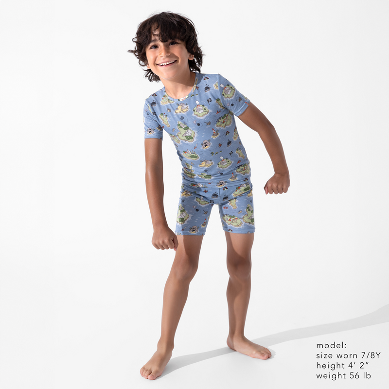 Pirate Cove Bamboo Kids Pajama Short Set