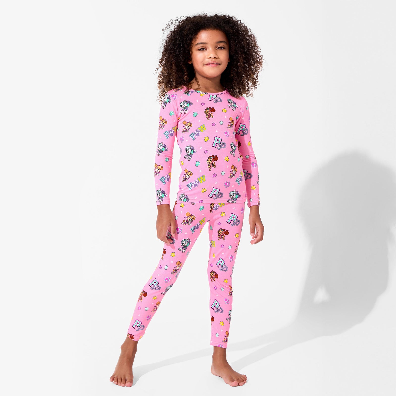 PAW Patrol: Varsity Pink Bamboo Kids Pajamas