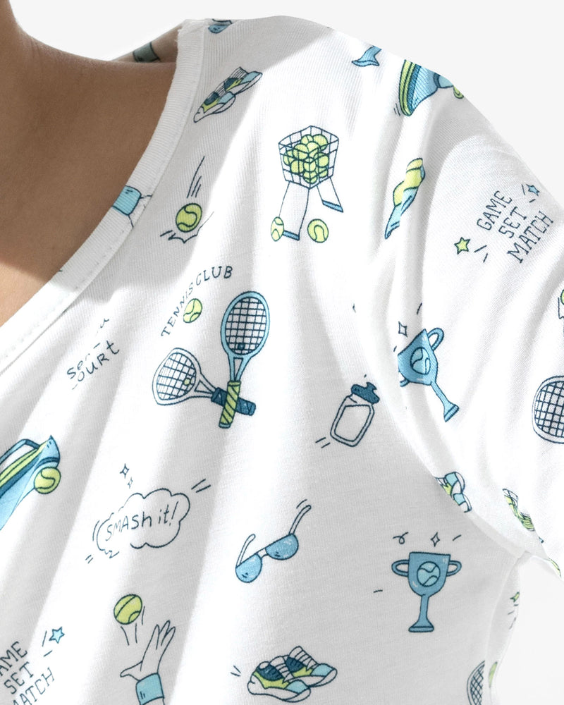 Tennis Bamboo Kids Pyjamas