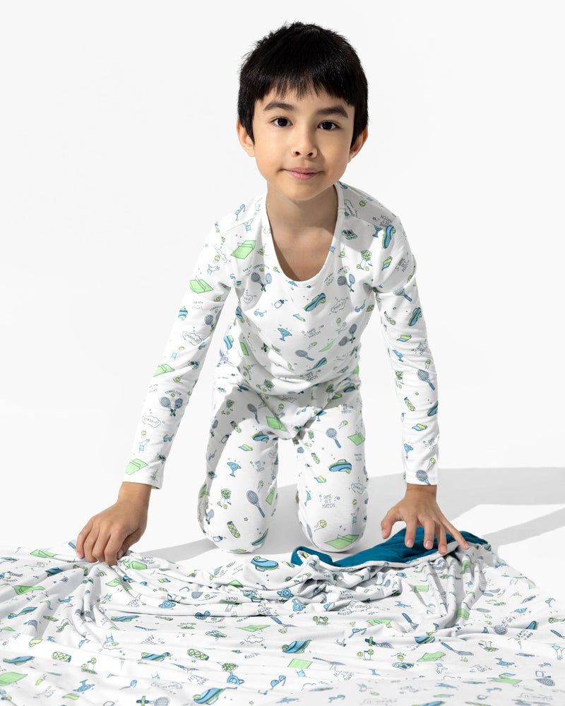 Tennis Bamboo Kids Pyjamas