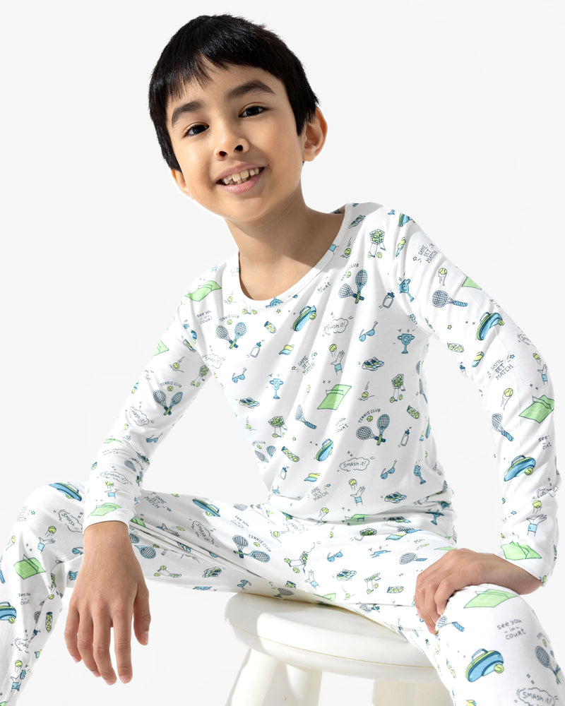 Tennis Bamboo Kids Pyjamas