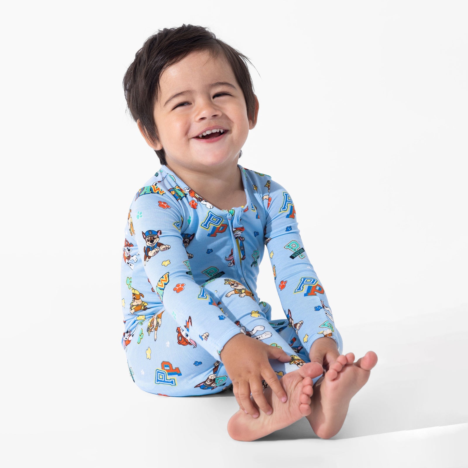 PAW Patrol: Varsity Blue Bamboo Convertible Footie