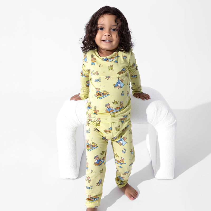 Teddy Bear Picnic Bamboo Kids Pajamas