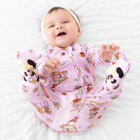 Tea Party Bamboo Convertible Footie